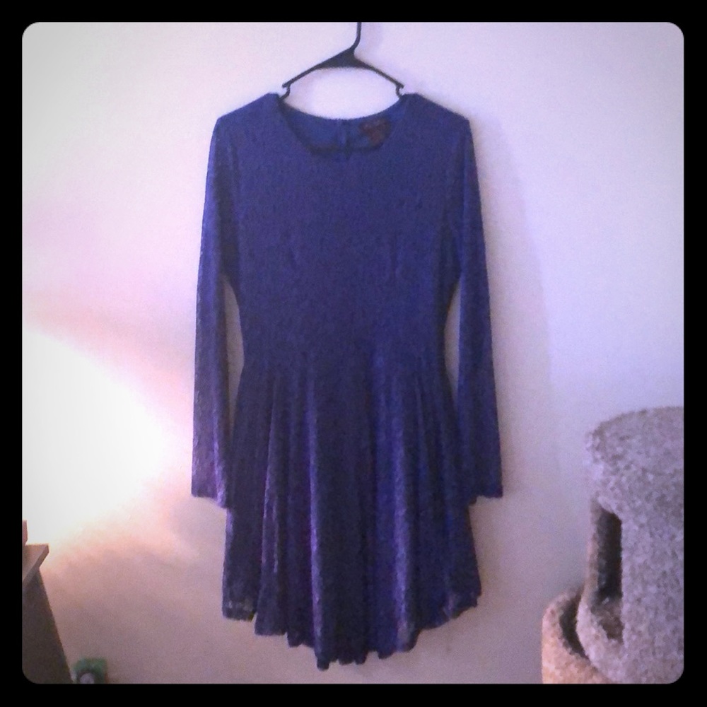 Dark blue dress